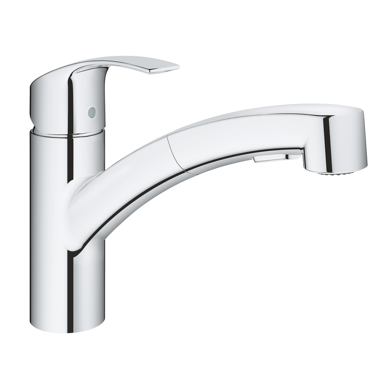 Grohe GRO-41154000 Rubinetto Da Giardino Nero – Miscelatore Monocomando Con Tecnologia SilkMove E AquaGuide
