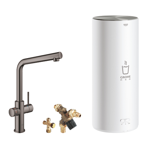 Faucet and L size boiler