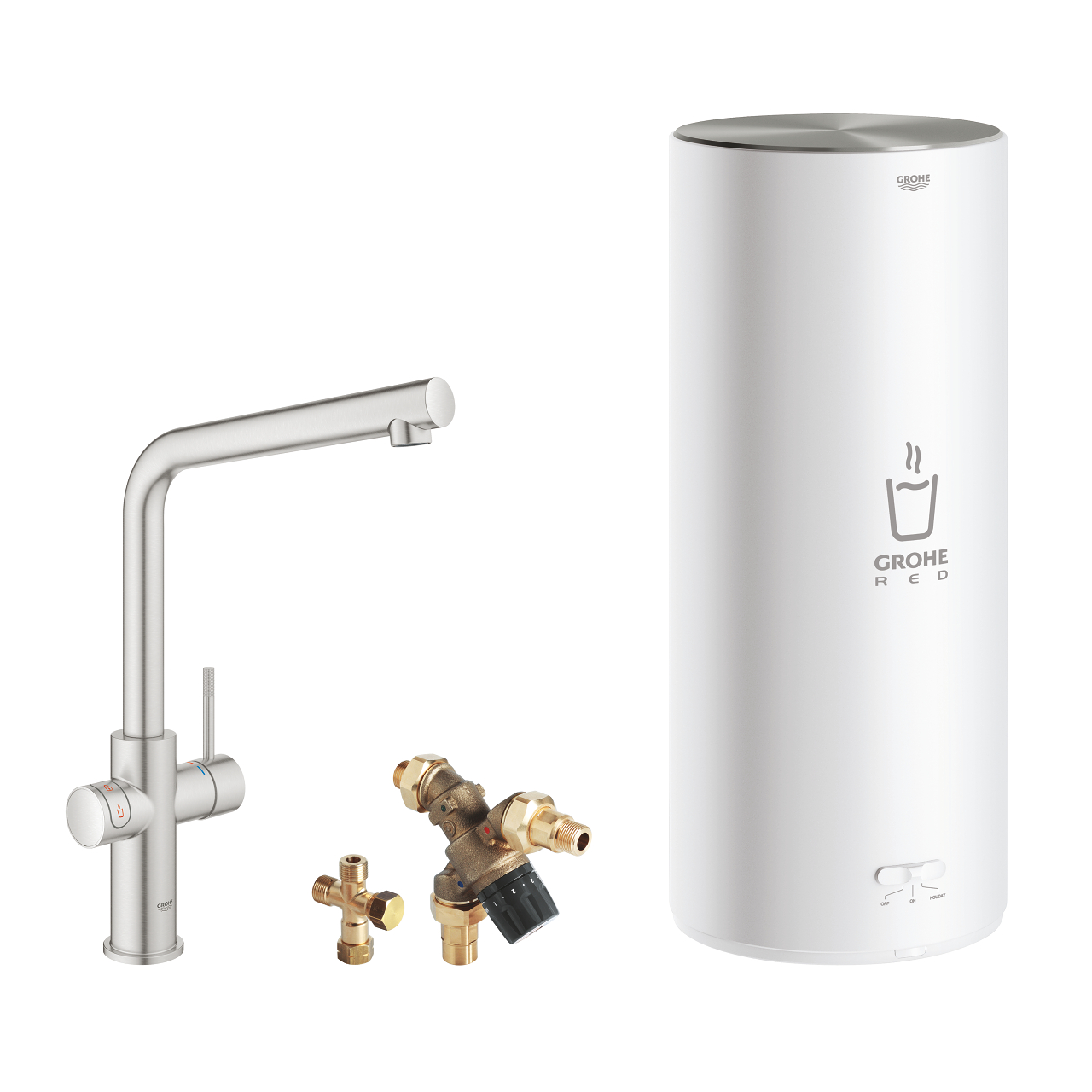 GROHE Red Duo Faucet and L size boiler GROHE