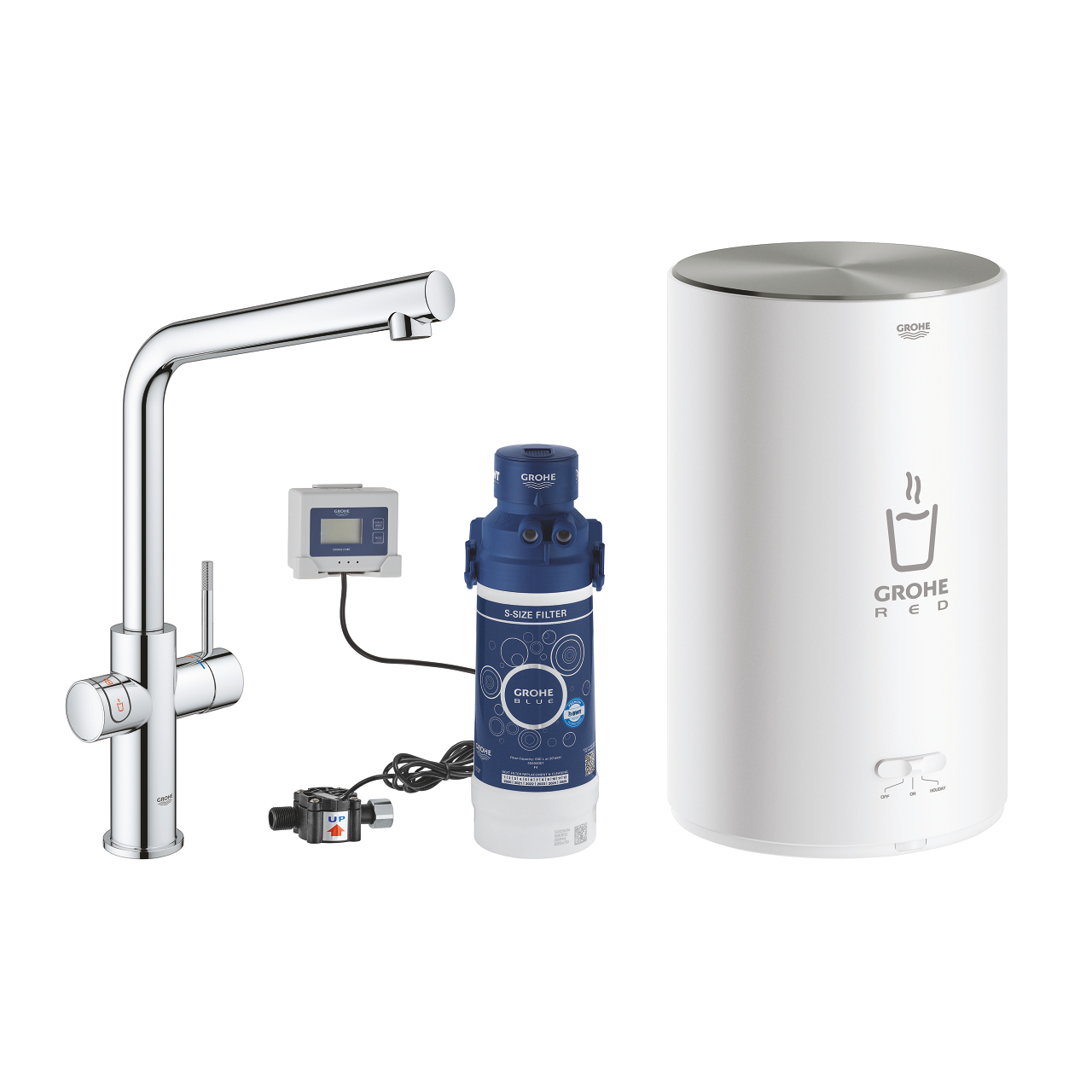GROHE Red Duo Faucet and M size boiler