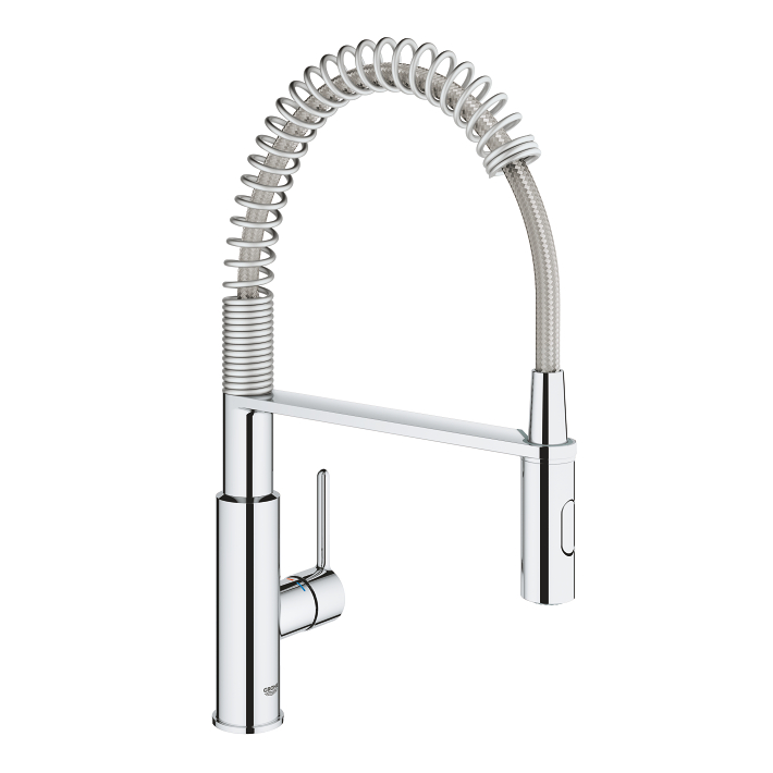 Get - Kitchen Tap C-Spout with Profi Spray - Chrome 1