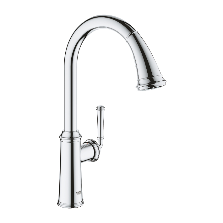 Gloucester - Kitchen Tap C-Spout with Dual Spray - Chrome 1