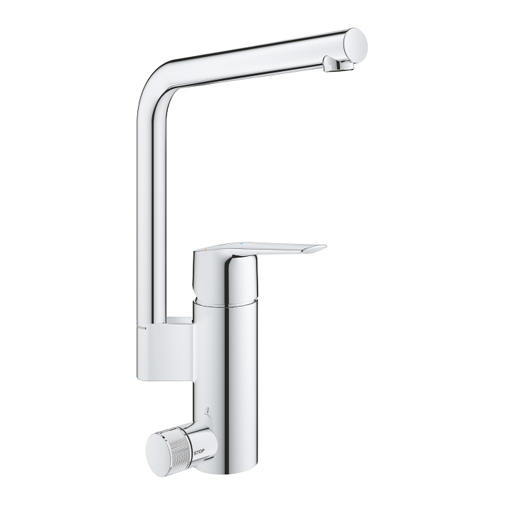 Start - Kitchen Tap L-Spout with Shut-off Valve FI - Chrome 1