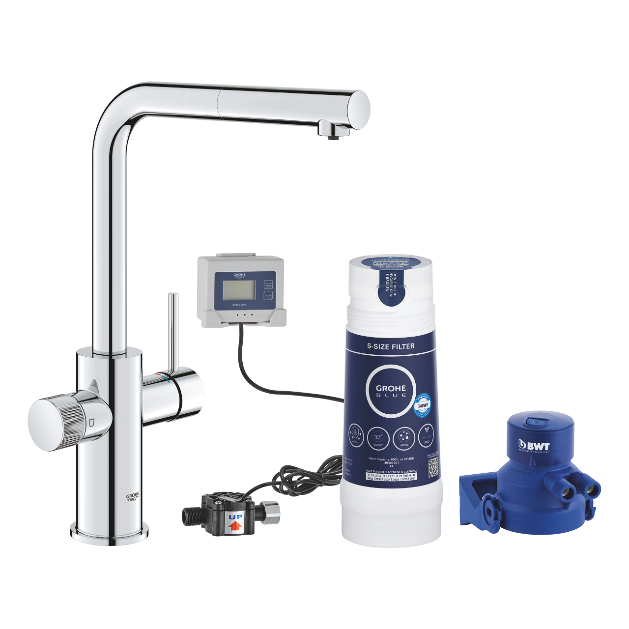 GROHE Blue Pure Vento Starter kit with SSize filter and pullout