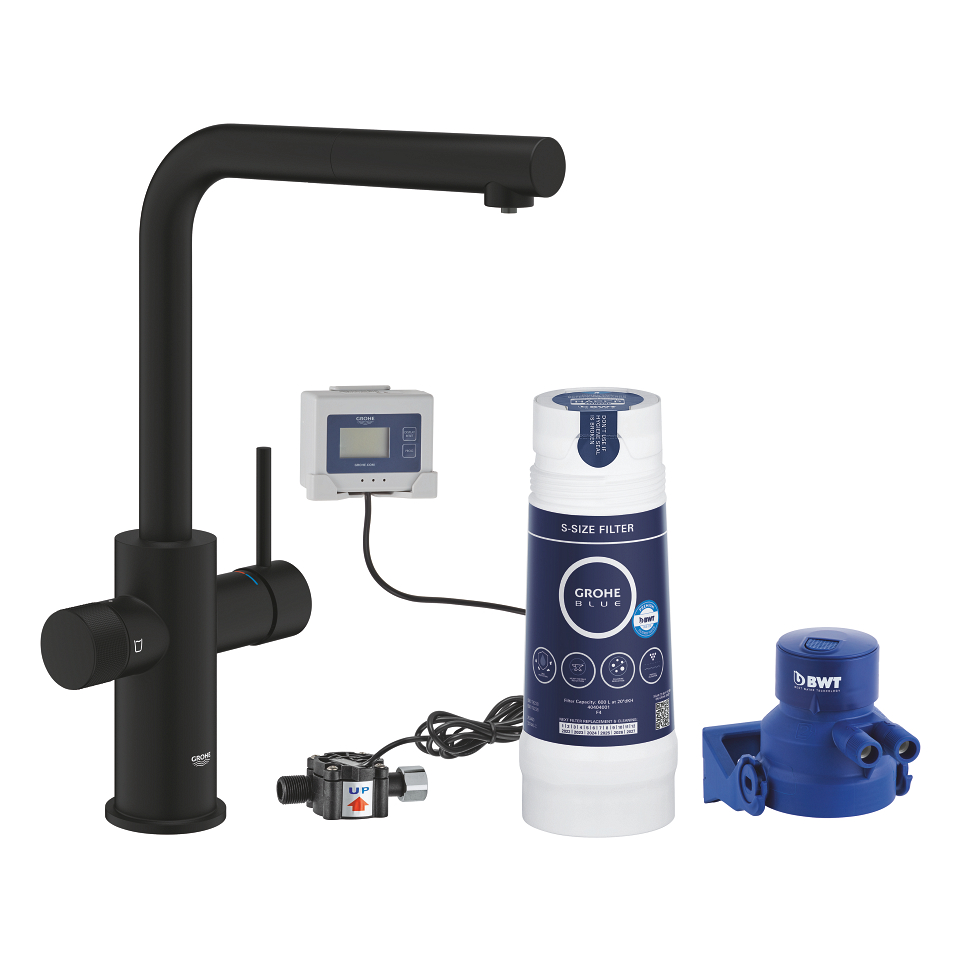 GROHE Blue Pure Vento Starter kit with SSize filter and pullout mousseur GROHE Grohe AG