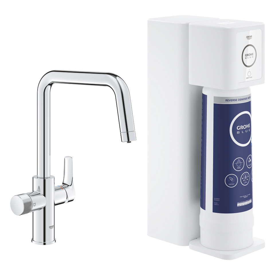 GROHE Blue Pure Eurosmart Starter Kit mit Umkehrosmose Filter | GROHE