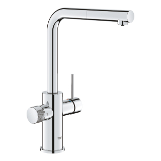 GROHE Blue Pure Minta Filter tap with pull-out mousseur