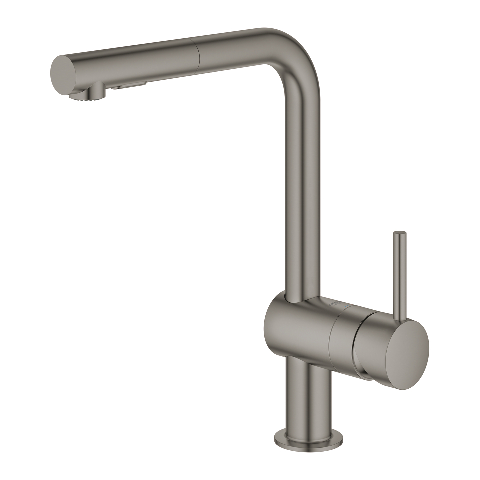 Grohe 32917DC0 Minta Keukenmengkraan C-uitloop Super steel - Goedkoper Met Kranen