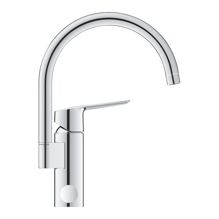 Start - Kitchen Tap C-Spout with Shut-off Valve  - Chrome 2