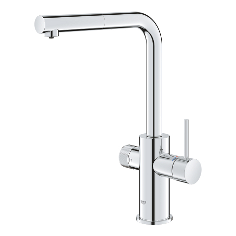 GROHE Blue Pure Minta Filter faucet with pull-out mousseur