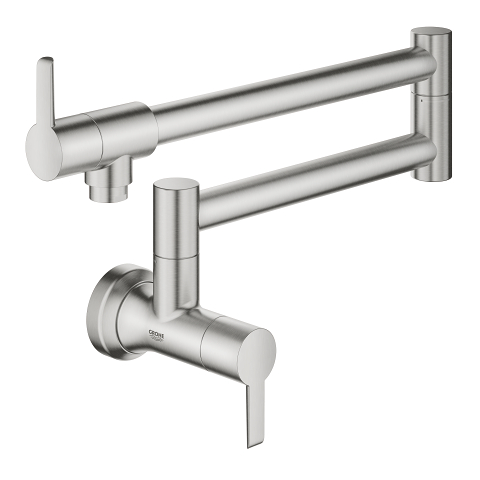 Wall mount pot filler