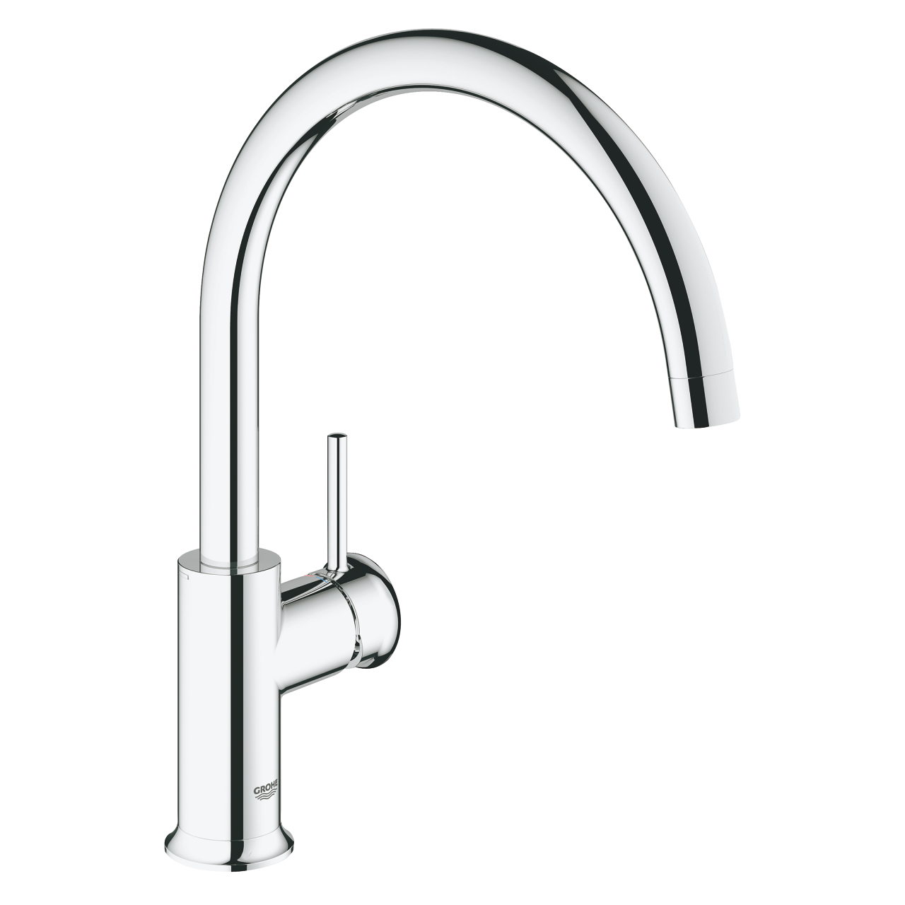 GROHE BauClassic Single-lever sink mixer 1/2″ | GROHE