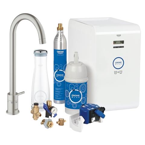 GROHE Blue Mono Chilled and Sparkling Starter kit
