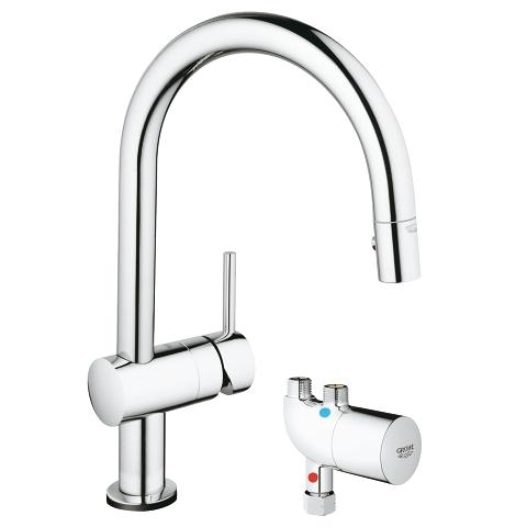 Minta Touch Pull Down Kitchen Faucet With Touch Technology Grohe