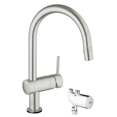 Minta Touch Pull Down Kitchen Faucet With Touch Technology Grohe