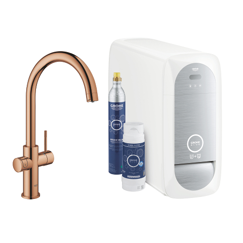 GROHE Blue Home C-spout Starter kit