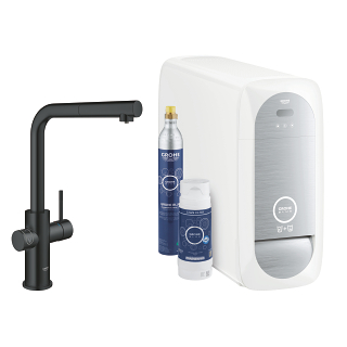 GROHE Blue Home Starter Kit - L - Nero Opaco - Doccino ext