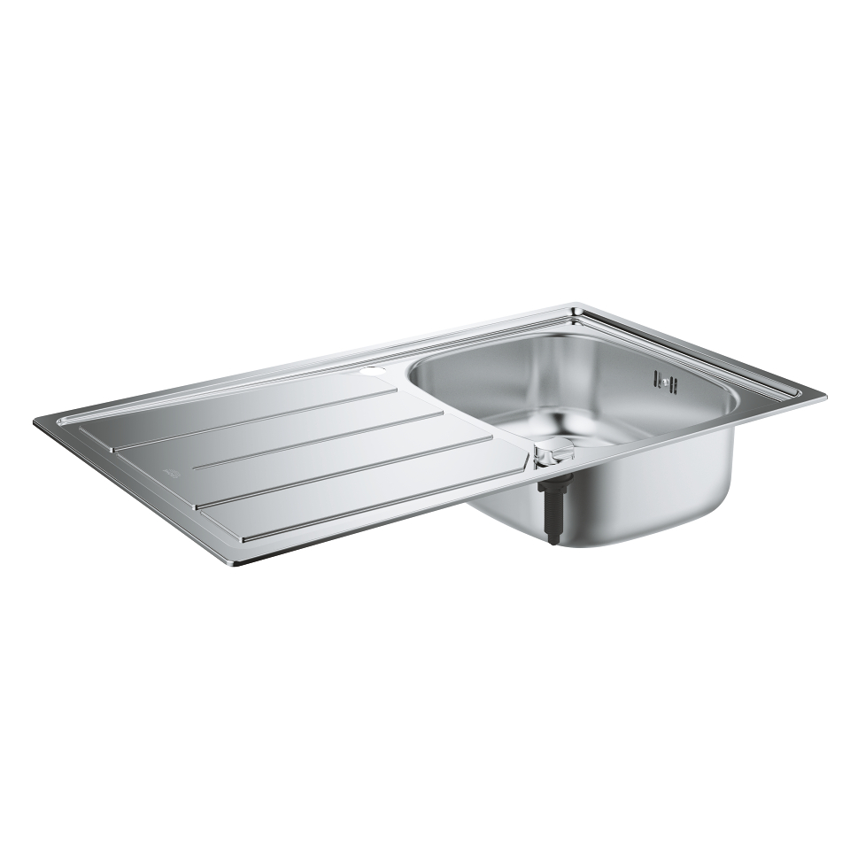 K200 Stainless steel sink with drainer | GROHE