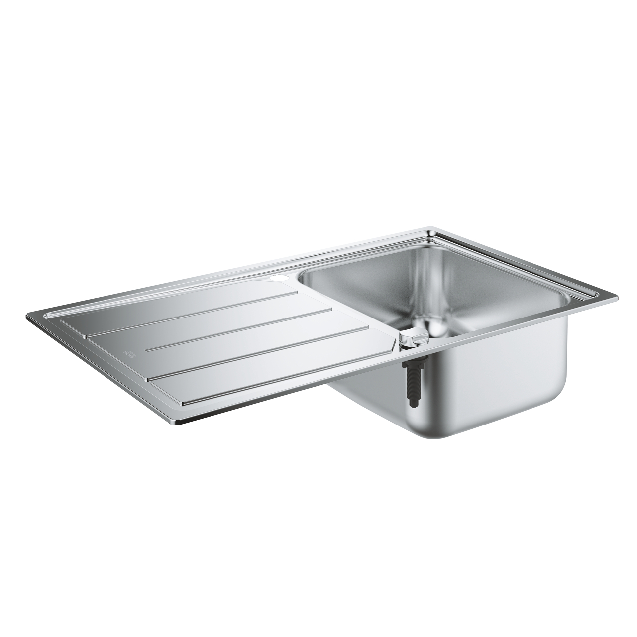 K500 Stainless steel sink with drainer GROHE