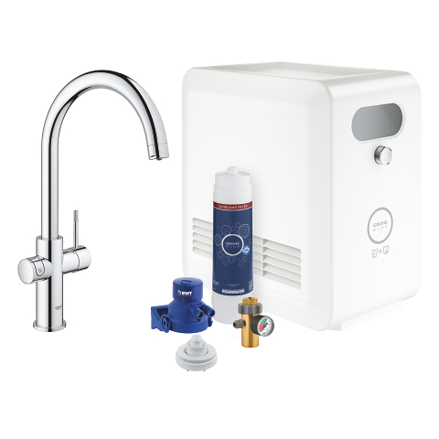 GROHE Blue Professional C-spout kit with Ultrasafe filter
