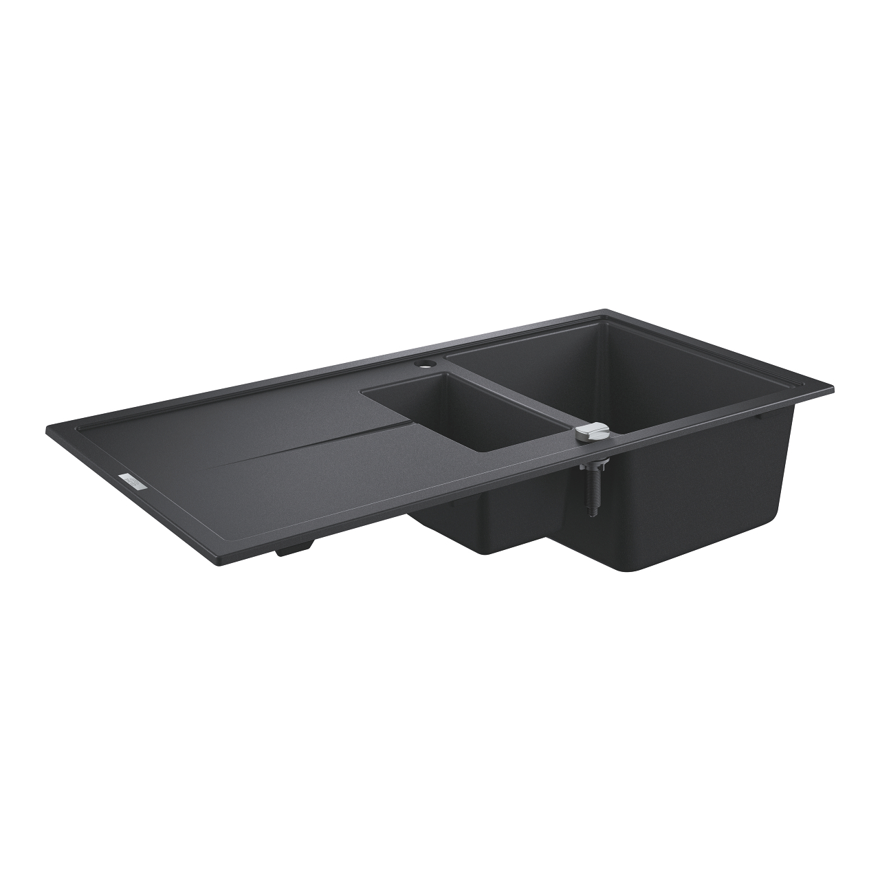 Grohe Мойка GROHE K400 с 1,5 чашей, 1000 x 500 мм, черный гранит (31642AP0) — купить в Алматы