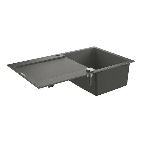 Composite sink with drainer