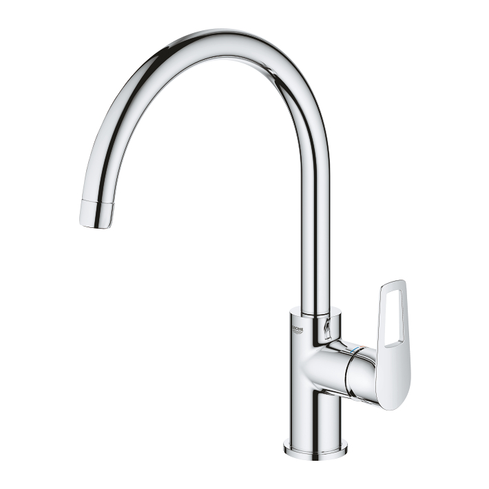 Start Loop - Grifo Lavabo Tamaño S con Desagüe Pop-Up - Ahorro Energético -  Cromo