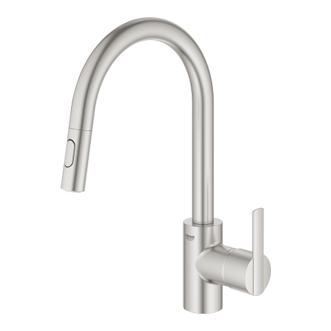 Feel - Kitchen Tap C-Spout with Dual Spray - Supersteel 2