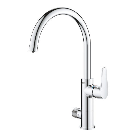 GROHE Blue Pure BauCurve Single-lever sink mixer with filter function