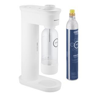 Thumbnail 2: GROHE Blue Fizz Wassersprudler, Starter Set (1 x Trinkflasche, 1 x CO₂ Flasche)
