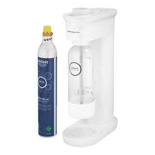 Thumbnail 5: GROHE Blue Fizz Wassersprudler, Starter Set (1 x Trinkflasche, 1 x CO₂ Flasche)