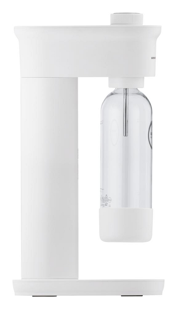 Thumbnail 3: GROHE Blue Fizz  'Advanced'  Wassersprudler mit CO₂ Anzeige, Starter Set (1 x Trinkflasche, 1 x CO₂ Flasche)