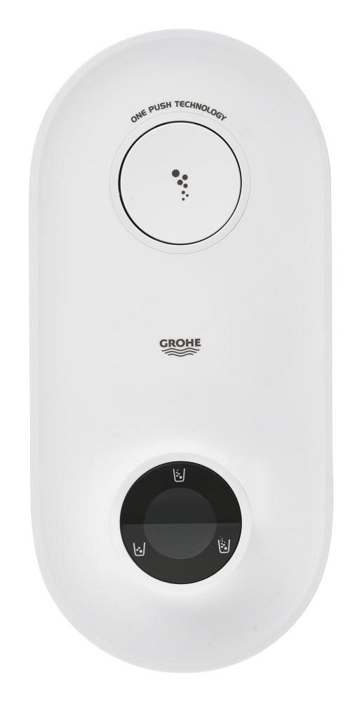 Thumbnail 6: GROHE Blue Fizz  'Advanced'  Wassersprudler mit CO₂ Anzeige, Starter Set (1 x Trinkflasche, 1 x CO₂ Flasche)