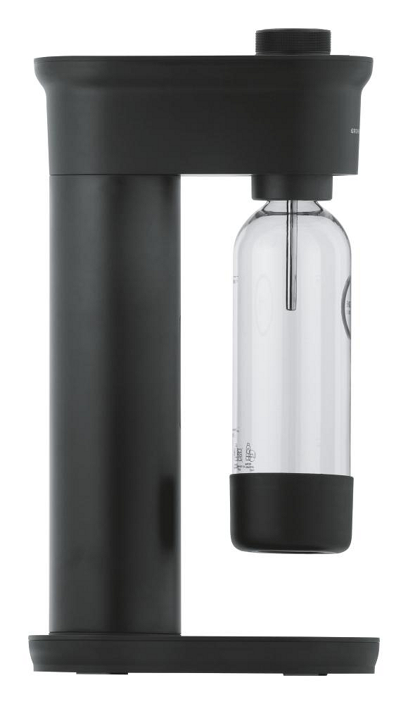 Thumbnail 3: GROHE Blue Fizz 'Advanced' Wassersprudler mit CO₂ Anzeige, Duo Set (2 x Trinkflasche, 1 x CO₂ Flasche)