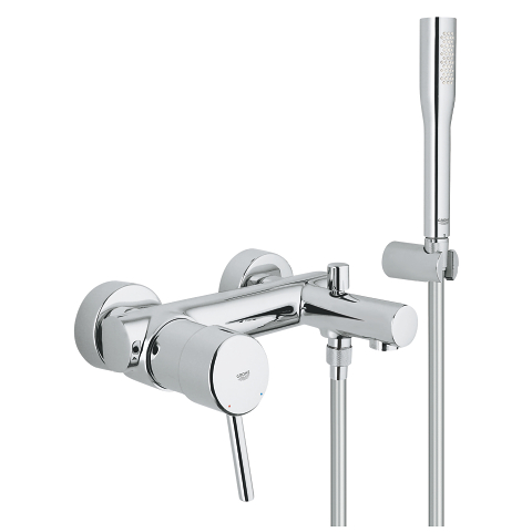 Concetto Single-lever bath/shower mixer 1/2″