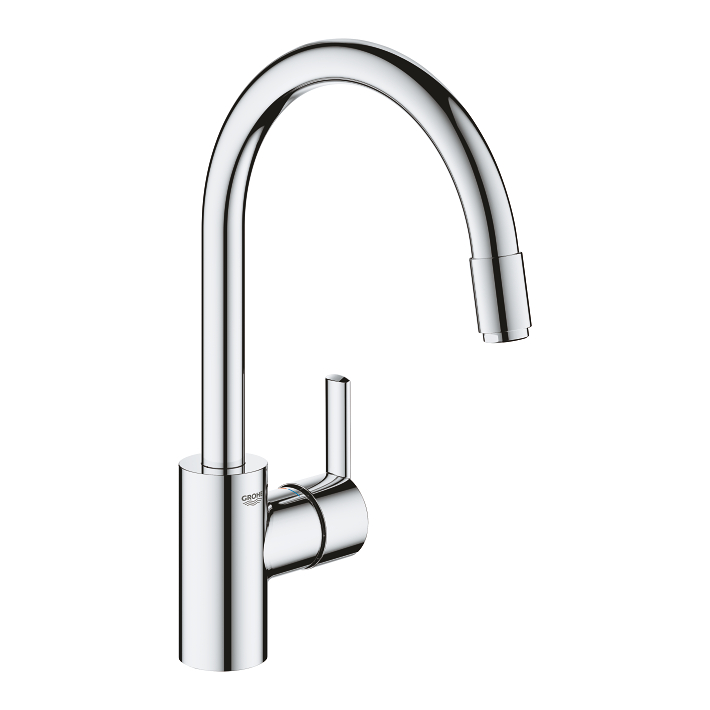 Feel - Kitchen Tap C-Spout with Pull-out Moussr - Chrome 1