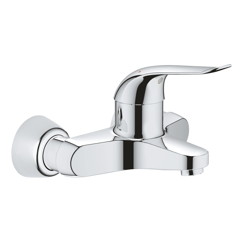 Miscelatore Monocomando Euroeco Per Lavabo – Taglia S, Cromo, Cartuccia Ceramica 35 Mm