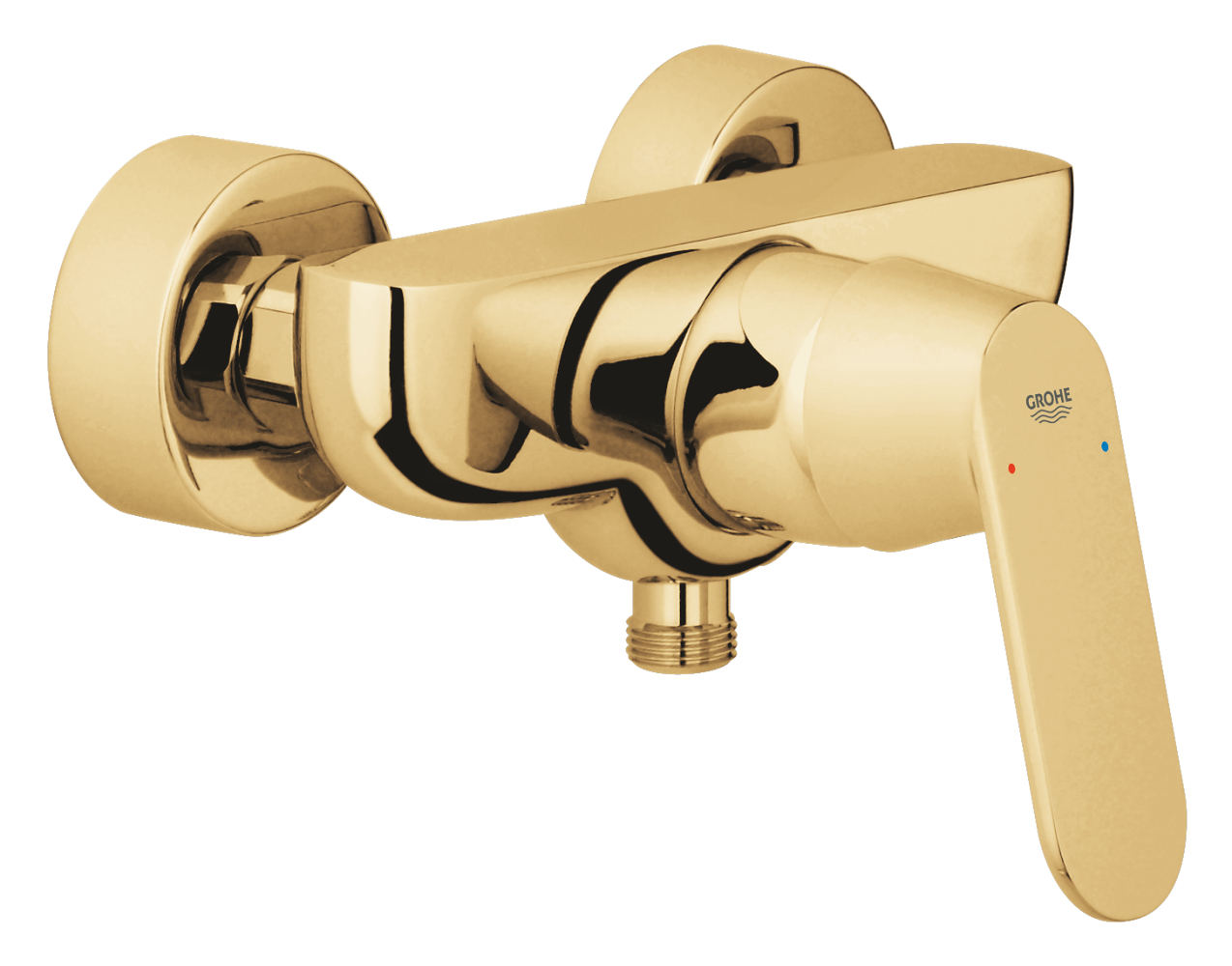 Single-lever shower mixer