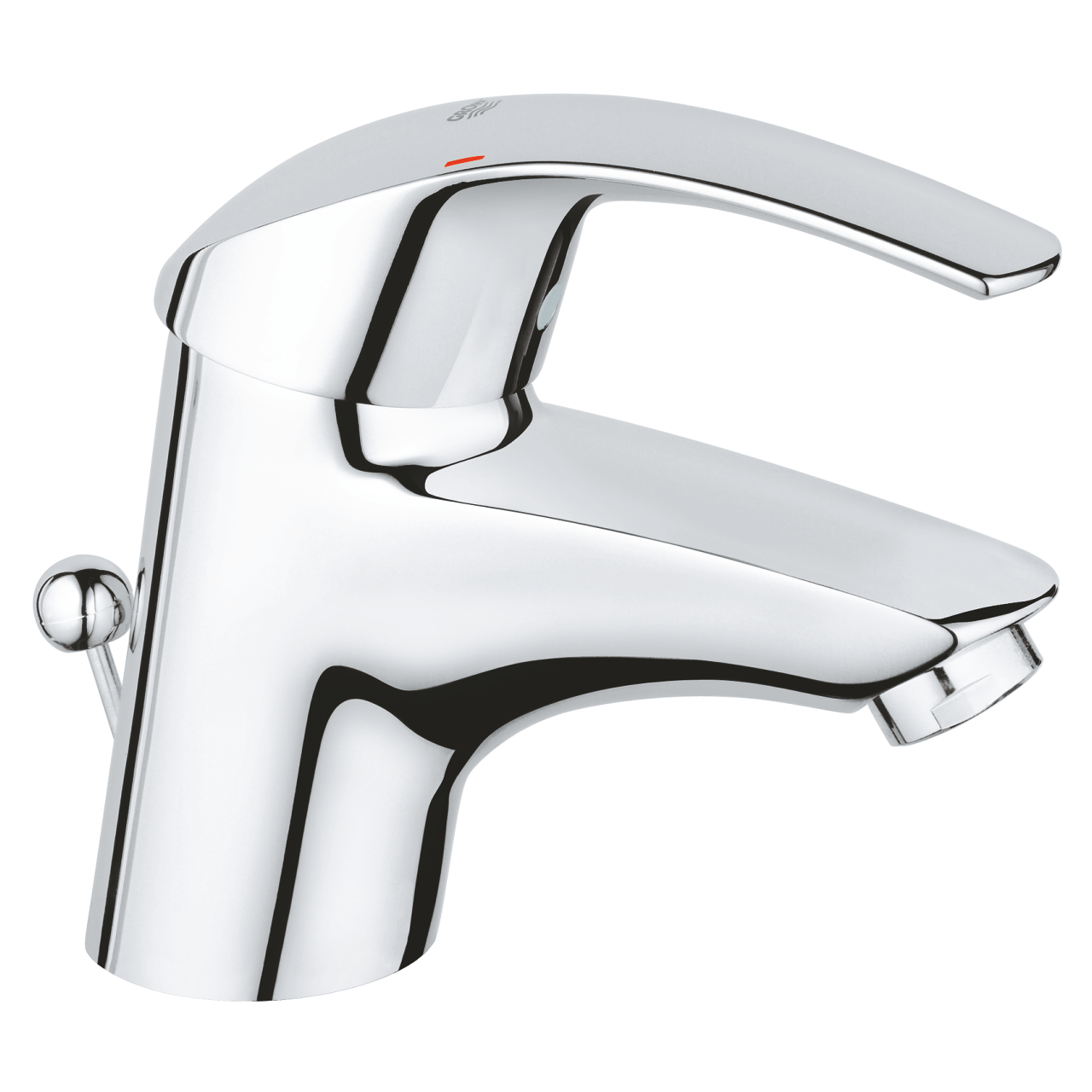 Mitigeur Lavabo GROHE Swift Chromé - Économie D'Eau 50%, Installation Facile QuickFix