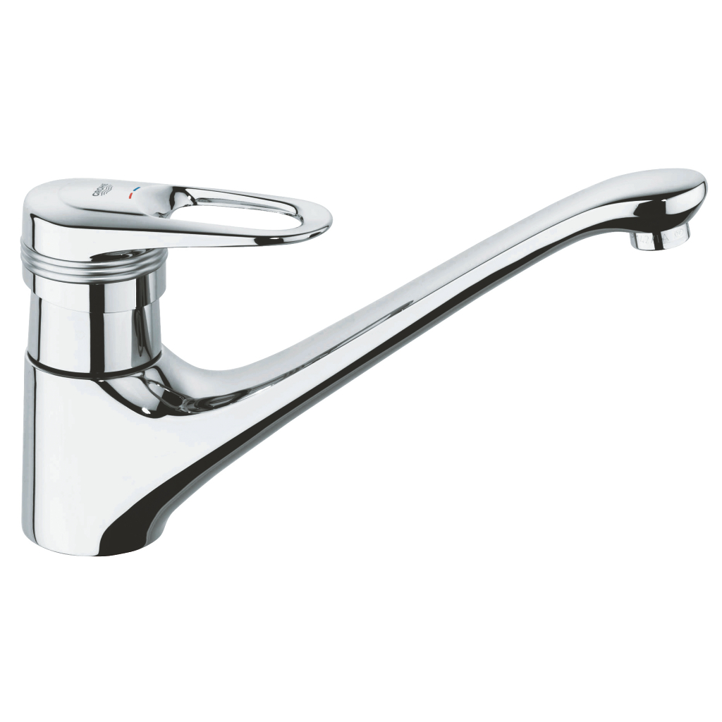 Смеситель страна производитель. Grohe 33930000. Смеситель для кухни (мойки) Grohe Europlus 33930000 однорычажный хром. Смеситель для кухни Grohe Europlus. Кран Grohe Europlus для раковины.