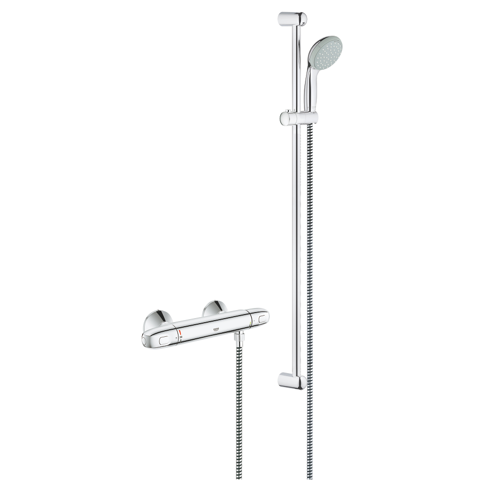Grohtherm 1000 Thermostatic shower mixer 1/2″ with shower set GROHE