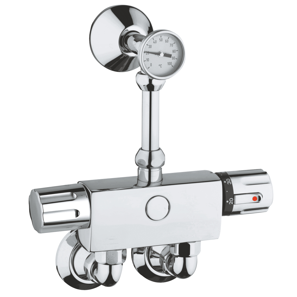 Automatic 2000 Compact Thermostat-Batterie, 1/2″ | GROHE