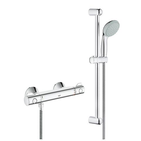 Safety shower mixer 1/2″ with shower set