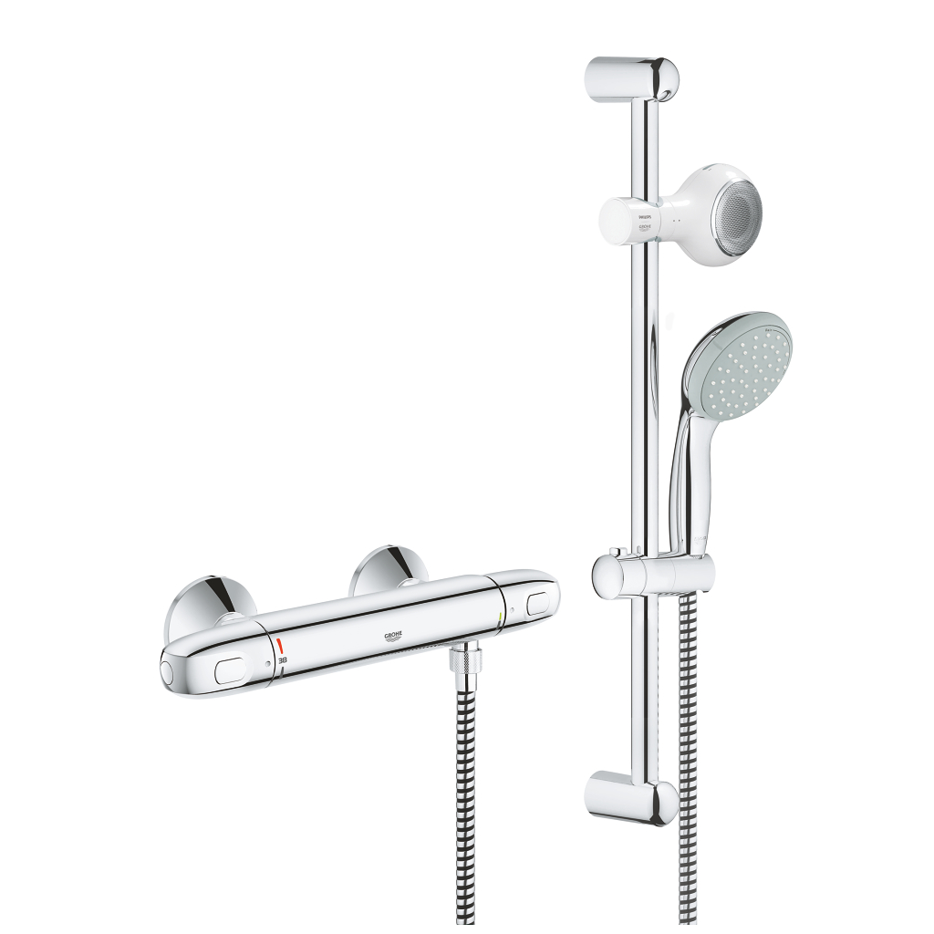 Rubinetto Termostatico Berlin Per Doccia - Cromo, Sicurezza Antiscottatura, Risparmio Idrico - Foto 5