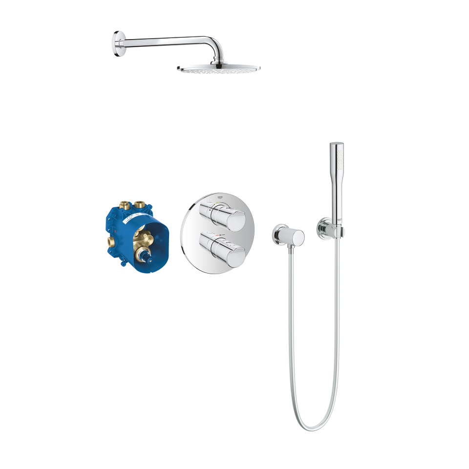Grohtherm 2000 Perfect shower set with Rainshower Cosmopolitan 210 GROHE