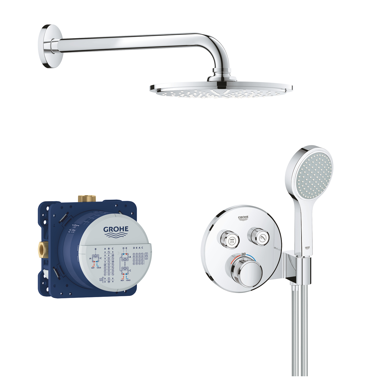 Grohtherm SmartControl Perfect shower set | GROHE