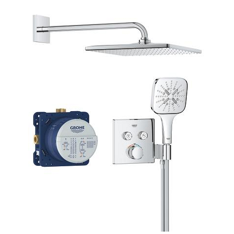 Concealed shower system with Rainshower Mono 310 Cube
