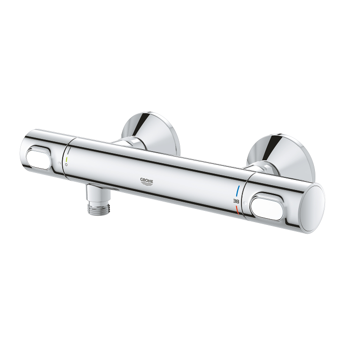 Precision Flow Thermostatic shower mixer 1/2" 3