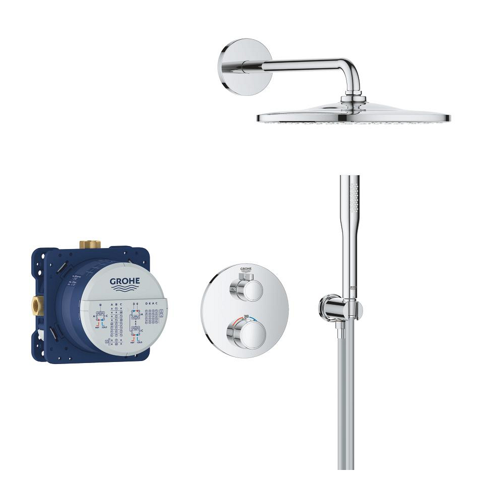 Grohtherm Perfect Shower Set Met Rainshower Mono Grohe