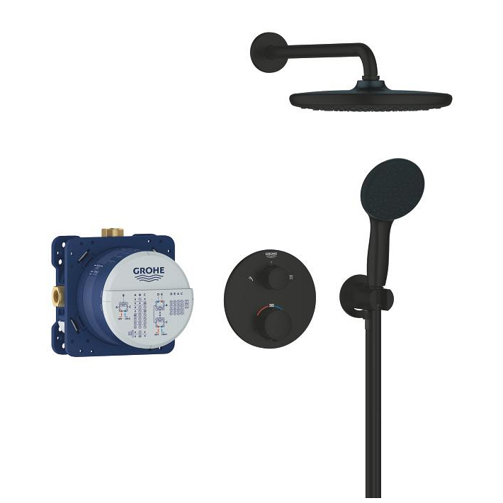Precision Thermostat Duschsystem Unterputz mit Vitalio Start 250 2
